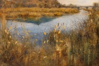 Tahir Bilal Ummi, 60 x 80 Inch, Oil on Canvas, Landscape Painting, AC-TBL-135 Tahir Bilal Ummi, 60 x 80 Inch, Oil on Canvas, Landscape Painting, AC-TBL-135